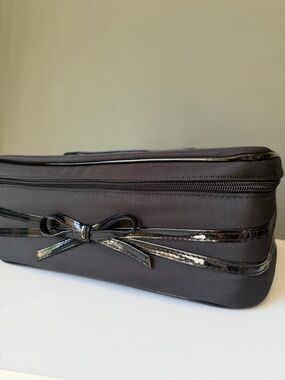 Lancôme Travel Toiletry Bag with Bow Accent large new